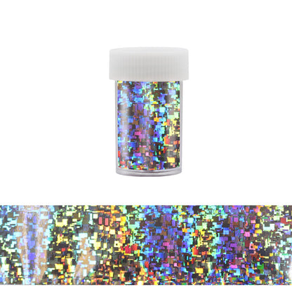Nail Art Transfer Foil - Holographic Pixels