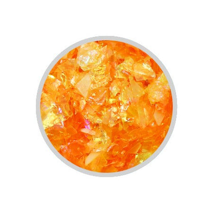 Iridescent Orange Flakes - 1g