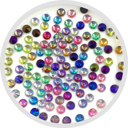 Large Round Rainbow Crystals