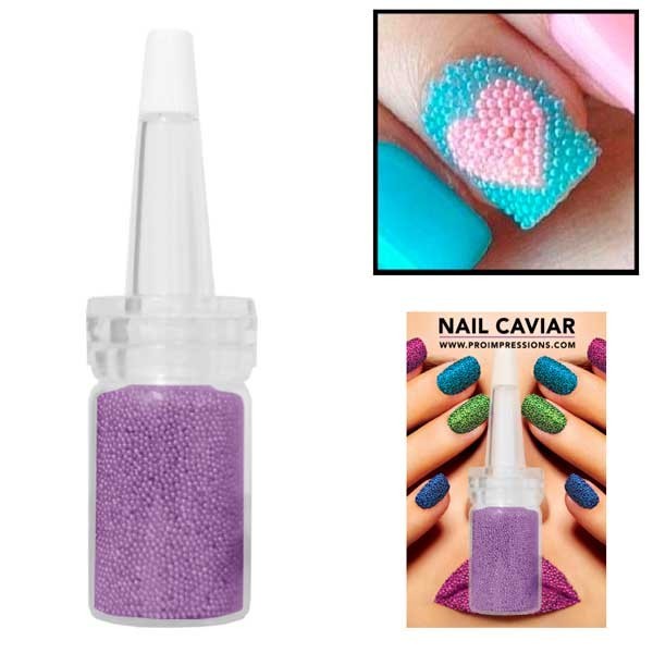Lilac Nail Beads - 14g