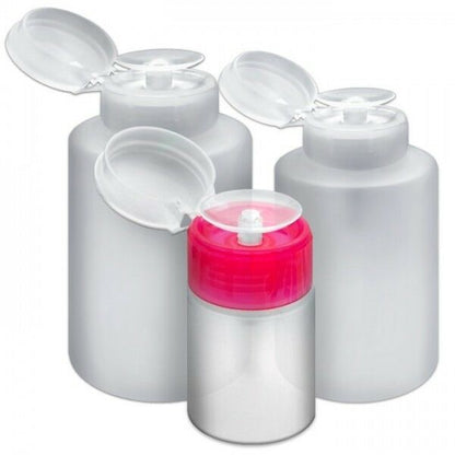 Clear Liquid Pumps (Acetone Acrylic Nails Gel cleanser Wipe)