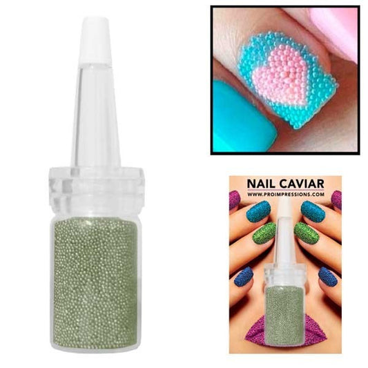 Mint Green Nail Beads - 14g