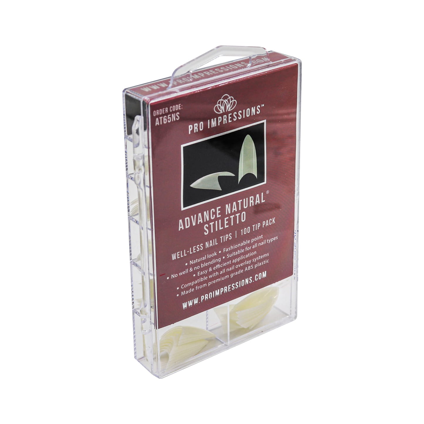 Advance Natural® Stiletto Nail Tips (AKA Almond)