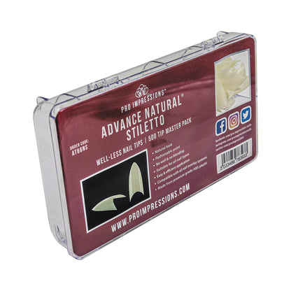 Advance Natural® Stiletto Nail Tips (AKA Almond)