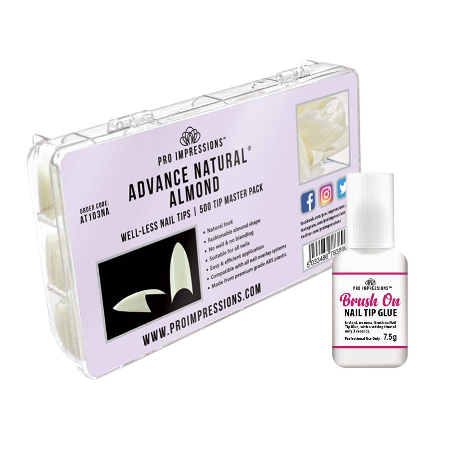 Advance Natural® Almond Well Less Nail Tips