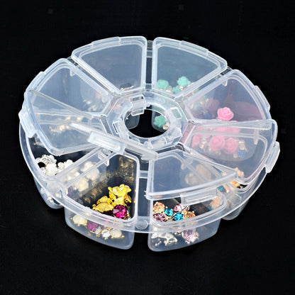 Round Nail Art Storage Pot